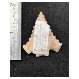 Fox Valley Indian Artifact Arrowhead