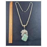 Turquoise & Sterling Sliver Necklace