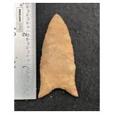 Red Stone Indian Artifact Arrowhead