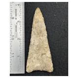 Dalton Indian Artifact Arrowhead