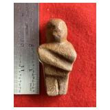 Stone Human Effigy Indian Artifact Arrowhead