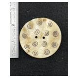 Shell Gorget Indian Artifact Arrowhead