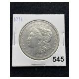 1921 Morgan Silver Dollar Coin