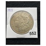 1921 Morgan Silver Dollar Coin