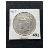 1923 Peace Silver Dollar Coin