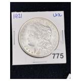 1921 UNC Morgan Silver Dollar Coin