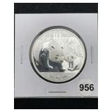 2011 Silver Panda 1 Ounce .999 Fine Silver Coin