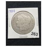 1889 Morgan Silver Dollar Coin