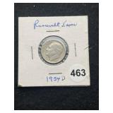 1954 D Roosevelt Dime Coin
