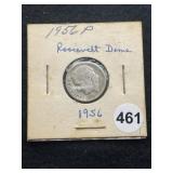 1956 Roosevelt Dime Coin