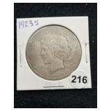 1923 S Peace Silver Dollar Coin