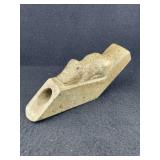 Frog Effigy Stone Pipe Indian Artifact Arrowhead