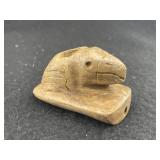 Bird Effigy Hopewell Pipe Indian Artifact Arrowhea