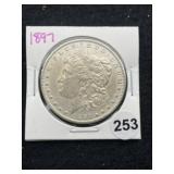 1897 Morgan Silver Dollar Coin