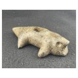 Lizard Effigy Stone Pipe Indian Artifact Arrowhead