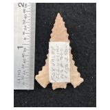 Fox Valley Indian Artifact Arrowhead
