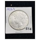 1923 S Peace Silver Dollar Coin