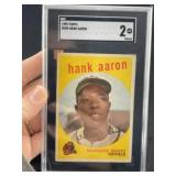1959 Topps Hank Aaron Baseball Card
