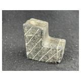 Engraved Stone Pipe Indian Artifact Arrowhead