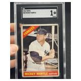 1966 Topps Mickey Mantle Baseball Card