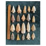 Group of Exceptionally Nice Arrowheads from Arkans