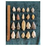 Group of Exceptionally Nice Arrowheads from Arkans