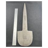 Pole Celt with Tally Marks Indian Artifact Arrowhe