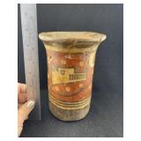 Pre-Columbian Pottery Vessel Indian Artifact Arrow