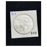 1923 Peace Silver Dollar Coin