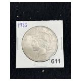1923 Peace Silver Dollar Coin