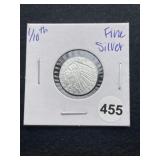 1/10th Fine Silver Coin