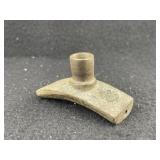 Miniature Hopewell Pipe broken & glued Indian Arti