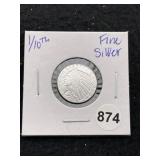 1/10th Fine Silver Coin