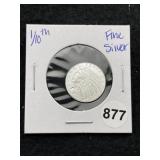 1/10th Fine Silver Coin