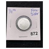 1/10th Fine Silver Coin