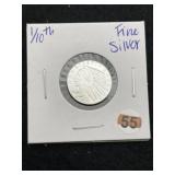 1/10th Fine Silver Coin