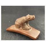 Beaver Effigy Stone Pipe Indian Artifact Arrowhead