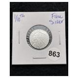 1/10th Fine Silver Coin
