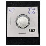 1/10th Fine Silver Coin