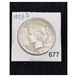 1923 S Peace Silver Dollar Coin