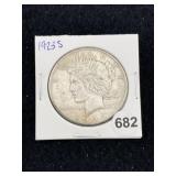 1923 S Peace Silver Dollar Coin