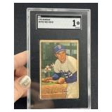 1952 Bowman Pee Wee Reese Baseball Card