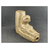 Human Effigy Stone Pipe Indian Artifact Arrowhead