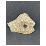 Fish Effigy Stone Pipe Indian Artifact Arrowhead