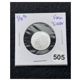 1/10th Fine Silver Coin