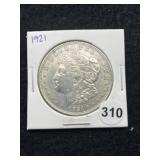 1921 Morgan Silver Dollar Coin