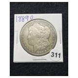 1889 O Morgan Silver Dollar Coin