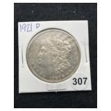 1921 D Morgan Silver Dollar Coin