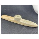 Stone Pipe with slight damage Indian Artifact Arro
