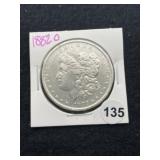 1882 O Morgan Silver Dollar Coin